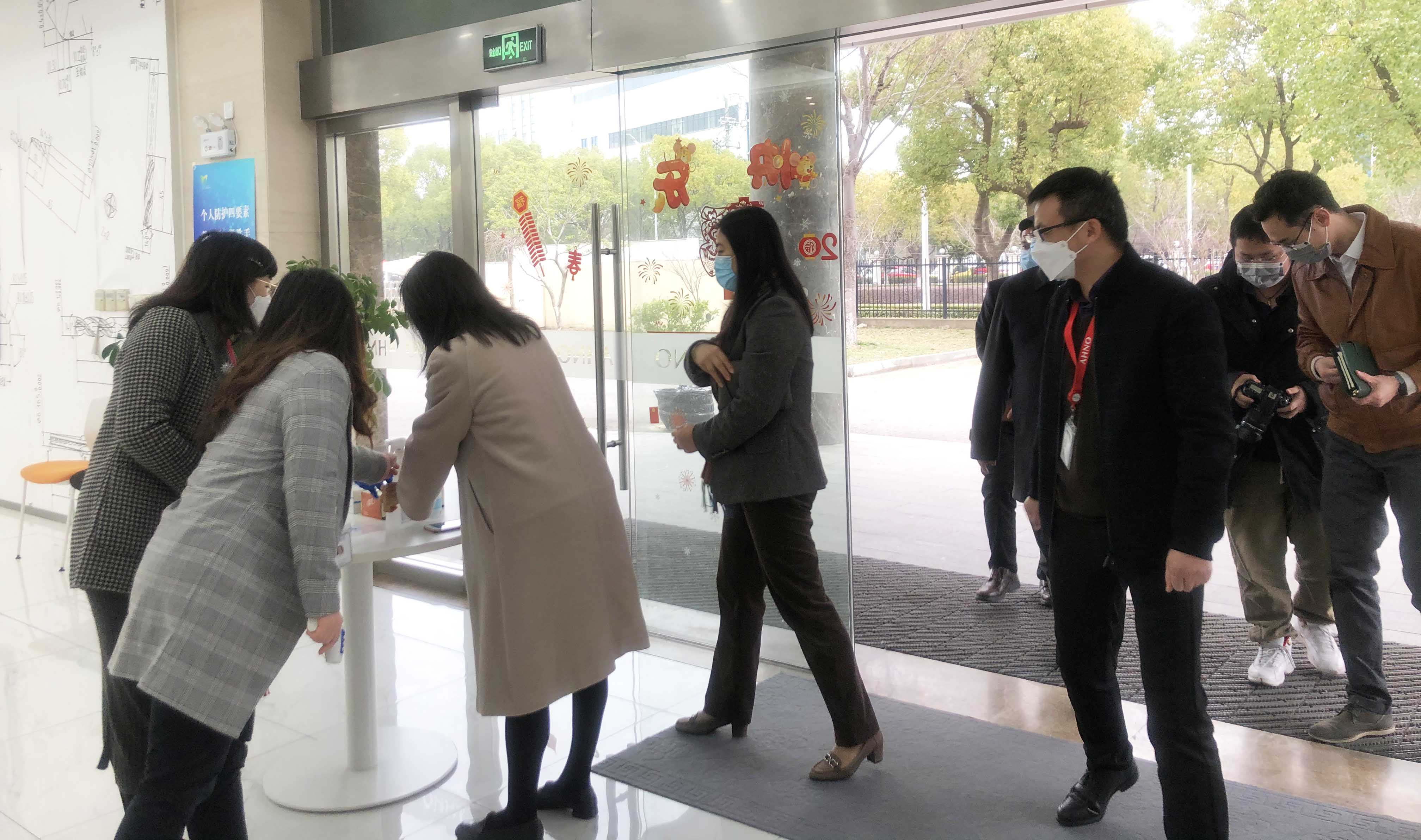 入門溫度檢測、消毒